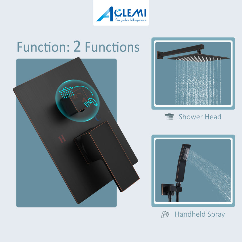 thumbnail image 2 of Aolemi Freestanding Bathtub Faucet – Polished Chrome Floor Mount Tub Filler With Hand Shower & Swivel Spout 2 of 6